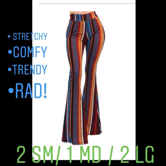 Striped Bell Bottoms - Picture 1 of 2